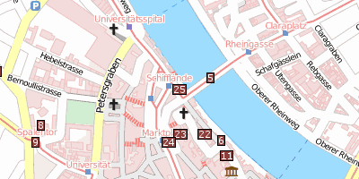 Stadtplan Schifflände 